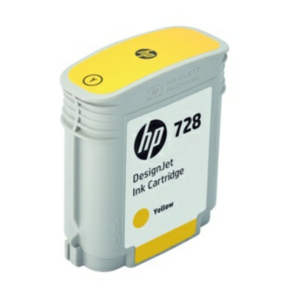 ORIGINAL HP F9J61A / 728 - Cartouche d'encre jaune