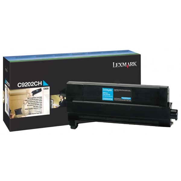 ORIGINAL Lexmark C9202CH - Toner cyan