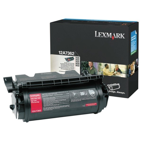 ORIGINAL Lexmark 12A7362 - Toner noir