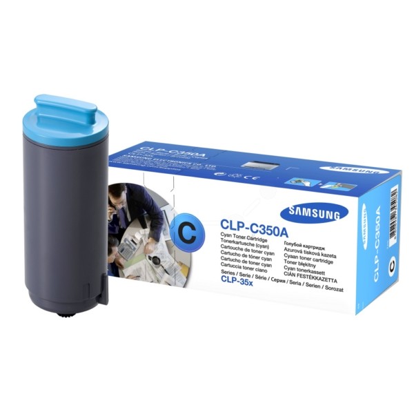 ORIGINAL Samsung CLPC350AELS - Toner cyan