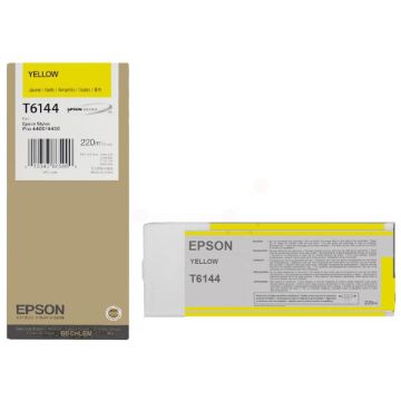 Cartouche d'origine Epson C13T614400 / T6144 - jaune